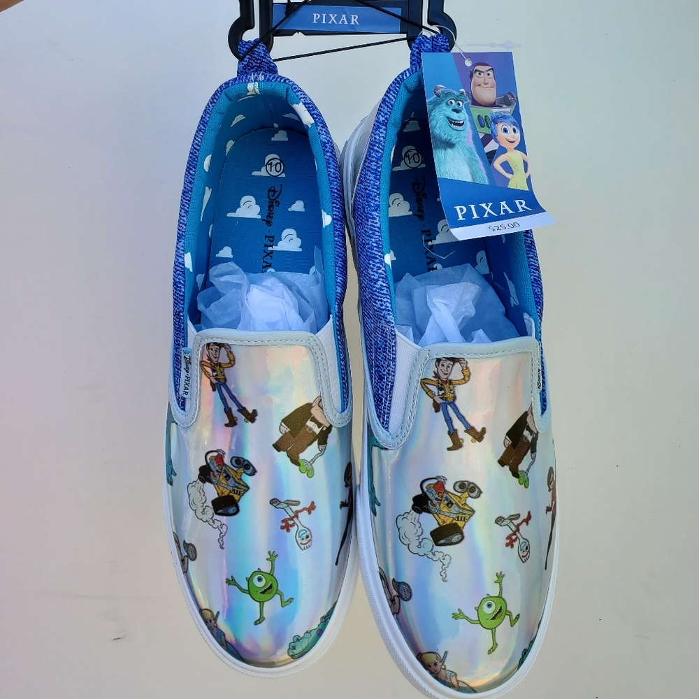 Pixar slip on Shoes women size 7 or 10